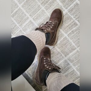 Timberland Chocolate Brown Waterproof Boots Size 8.5M Women